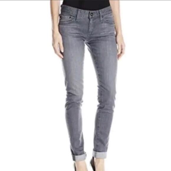 Adriano Goldschmeid Gray The Nikki Relaxed Skinny Jeans Size‎ 25R - Picture 1 of 9